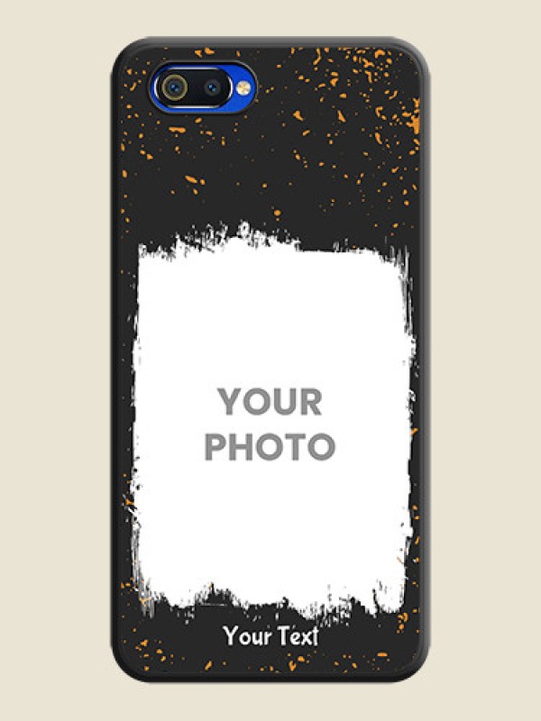 Custom Spray Free Design on Photo on Space Black Soft Matte Phone Cover - Oppo A1k - alternate view
