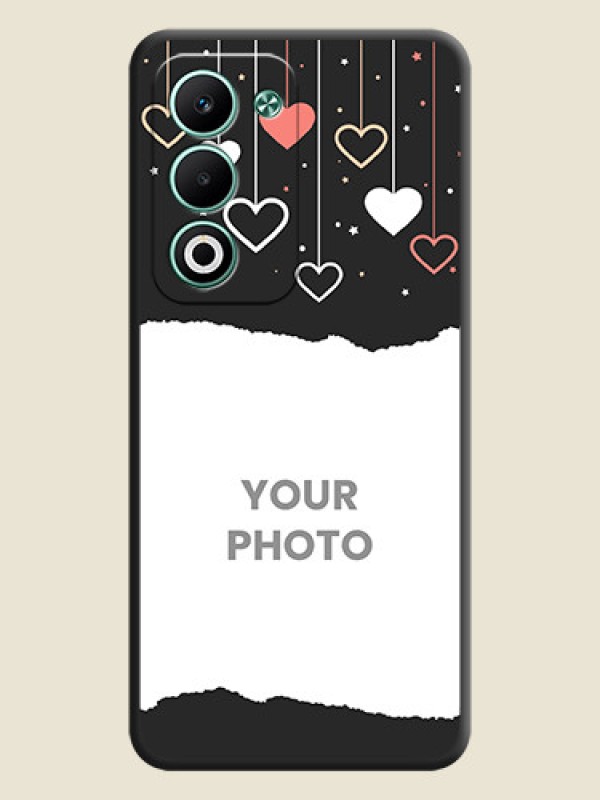 Custom Love Hangings with Splash Wave Picture On Space Black Custom Soft Matte Mobile Back Cover - Oppo A5 5G - alternate view