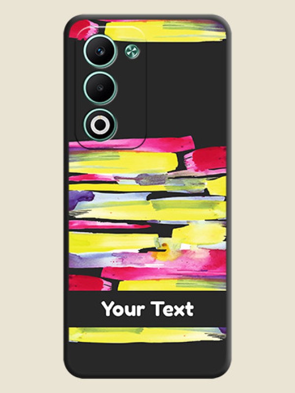 Custom Brush Coloured On Space Black Custom Soft Matte Mobile Back Cover - Oppo A5 5G - alternate view