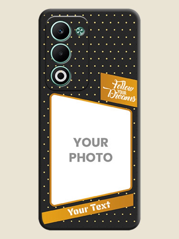Custom Follow Your Dreams with White Dots On Space Black Custom Soft Matte Mobile Back Cover - Oppo A5 5G - alternate view