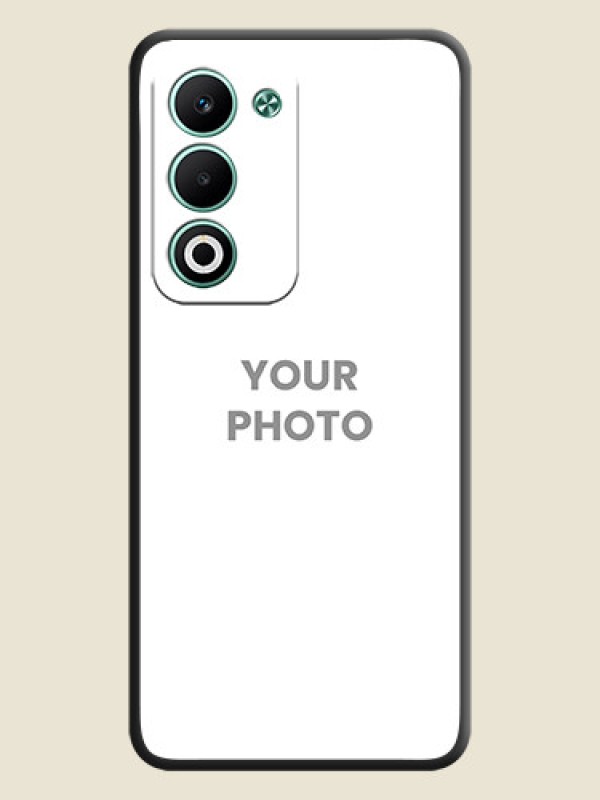 Custom Full Single Pic Upload On Space Black Custom Soft Matte Mobile Back Cover - Oppo A5 5G - alternate view