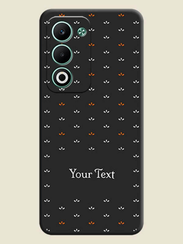 Custom Simple Pattern With Custom Text On Space Black Custom Soft Matte Mobile Back Cover - Oppo A5 5G - alternate view