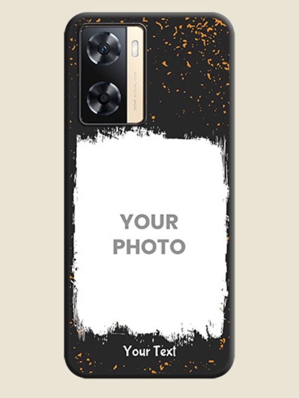 Custom Spray Free Design on Photo on Space Black Soft Matte Phone Cover - Oppo A77s - alternate view