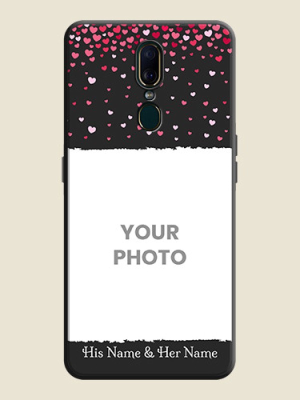 Custom Fall in Love with Your Partner  - Photo on Space Black Soft Matte Phone Cover - Oppo F11 - alternate view