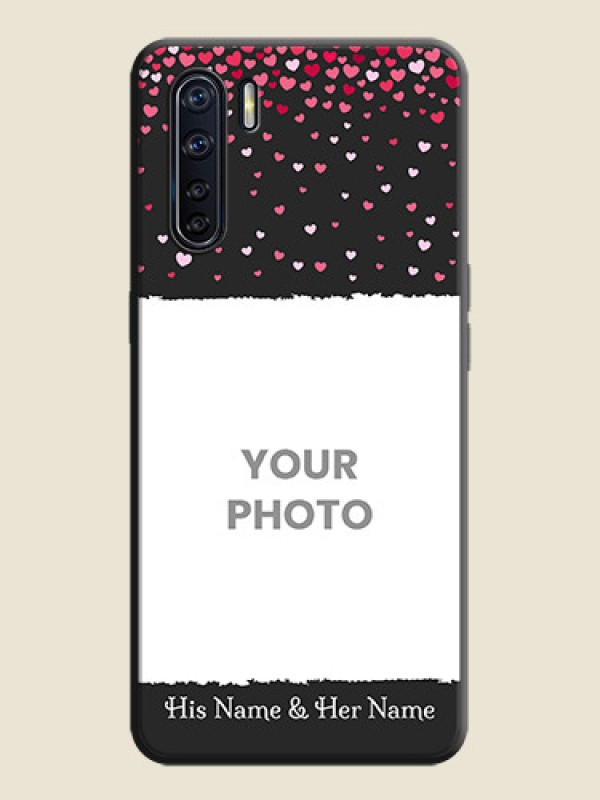 Custom Fall in Love with Your Partner  - Photo on Space Black Soft Matte Phone Cover - Oppo F15 - alternate view