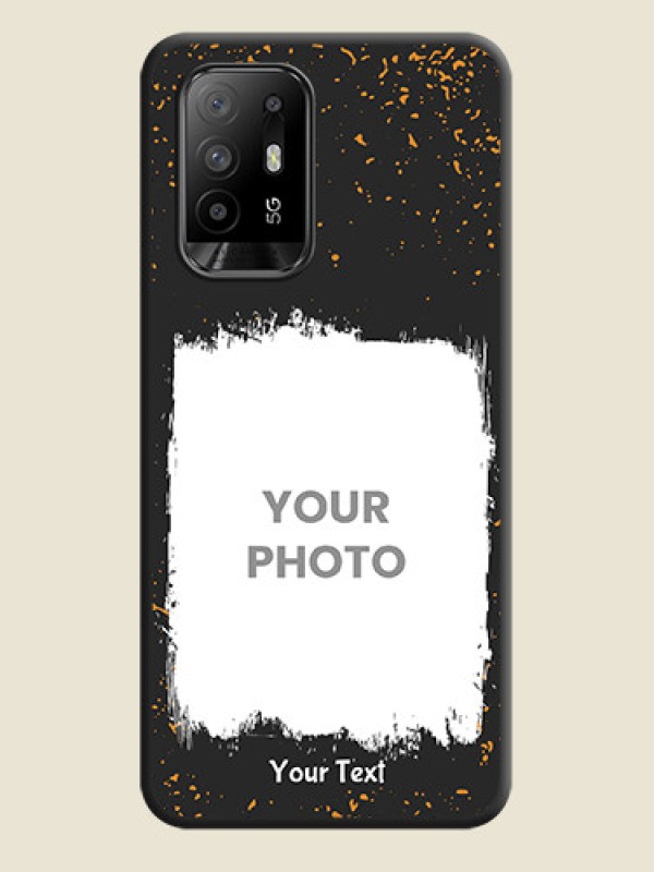 Custom Spray Free Design on Photo on Space Black Soft Matte Phone Cover - Oppo F19 Pro Plus 5G - alternate view