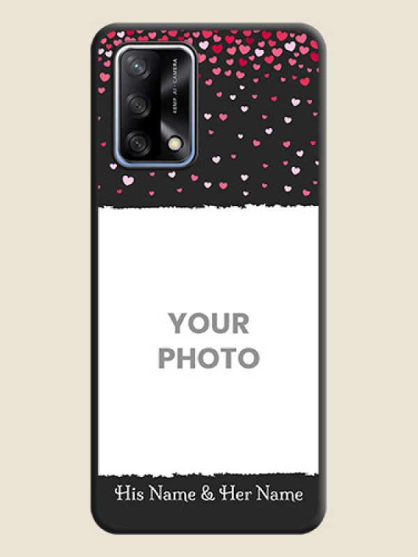 Custom Fall in Love with Your Partner  on Photo on Space Black Soft Matte Phone Cover - Oppo F19 - alternate view