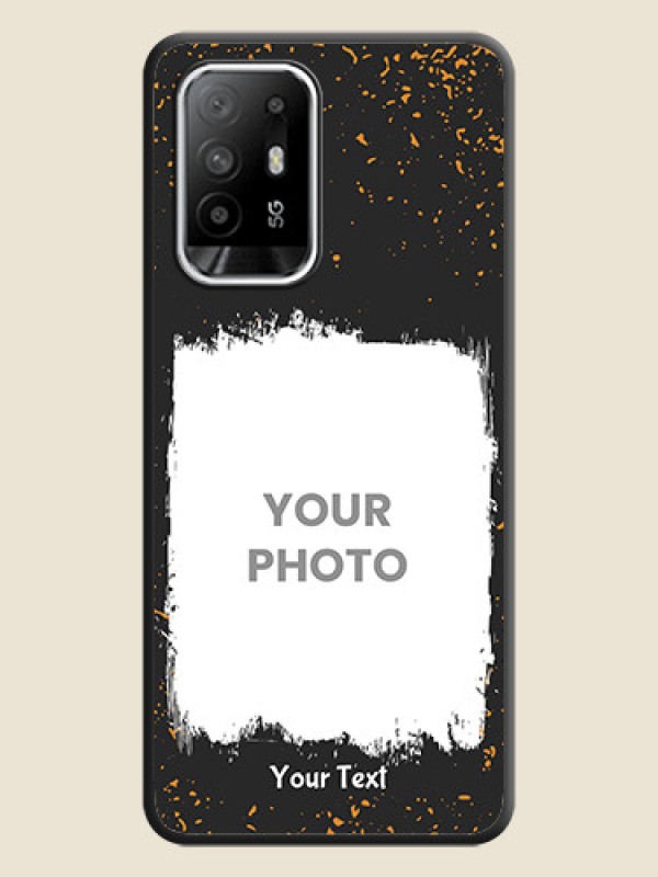 Custom Spray Free Design on Photo on Space Black Soft Matte Phone Cover - Oppo F19s - alternate view