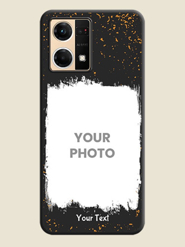 Custom Spray Free Design on Photo on Space Black Soft Matte Phone Cover - Oppo F21 Pro 4G - alternate view