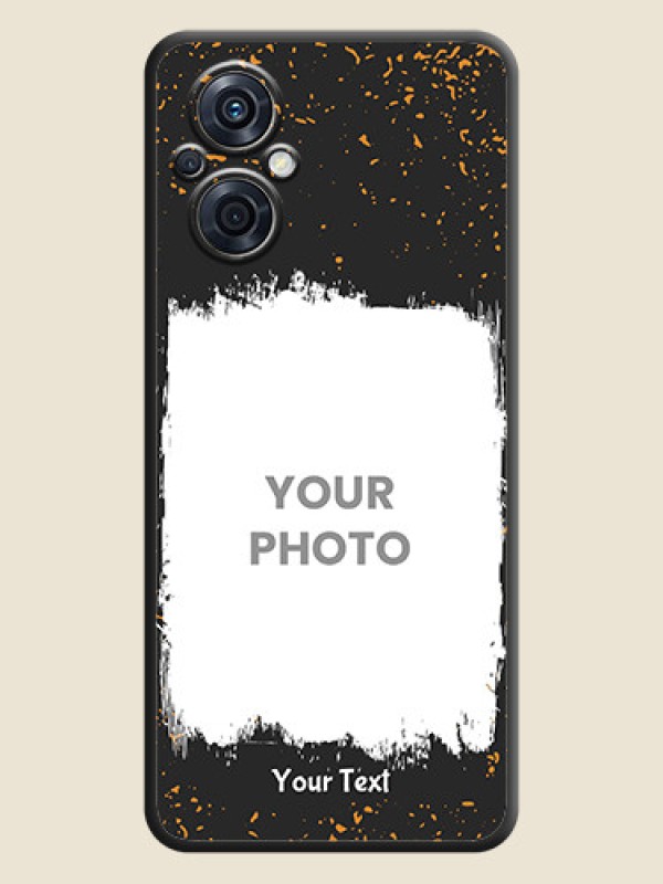 Custom Spray Free Design on Photo on Space Black Soft Matte Phone Cover - Oppo F21 Pro 5G - alternate view