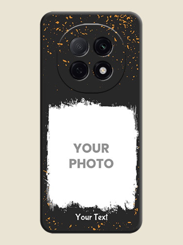 Custom Spray Free Design on Photo On Space Black Custom Soft Matte Mobile Back Cover - Oppo F29 5G - alternate view