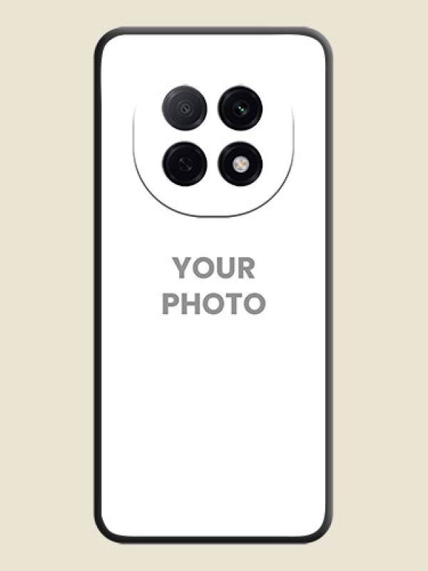 Custom Full Single Pic Upload On Space Black Custom Soft Matte Mobile Back Cover - Oppo F29 Pro 5G - alternate view