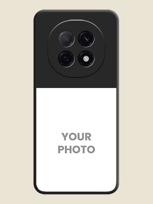 Custom Image Upload With Space Black Color On Custom Soft Matte Mobile Back Cover - Oppo F29 Pro 5G - alternate view