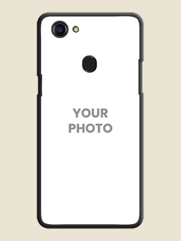 Custom Full Single Pic Upload On Space Black Personalized Soft Matte Phone Covers -Oppo F5 Youth - alternate view