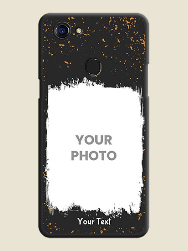 Custom Spray Free Design on Photo on Space Black Soft Matte Phone Cover - Oppo F5 - alternate view