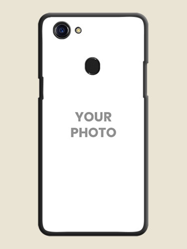 Custom Full Single Pic Upload On Space Black Personalized Soft Matte Phone Covers -Oppo F5 - alternate view