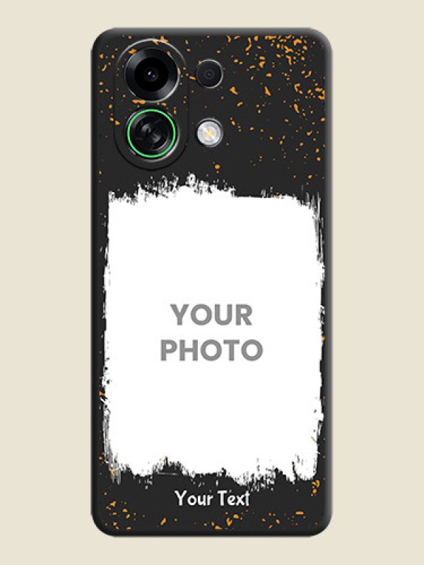 Custom Spray Free Design on Photo On Space Black Custom Soft Matte Mobile Back Cover - Oppo K13 Turbo 5G - alternate view