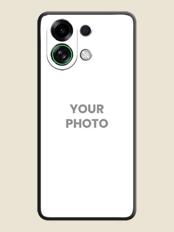 Custom Full Single Pic Upload On Space Black Custom Soft Matte Mobile Back Cover - Oppo K13 Turbo 5G - alternate view