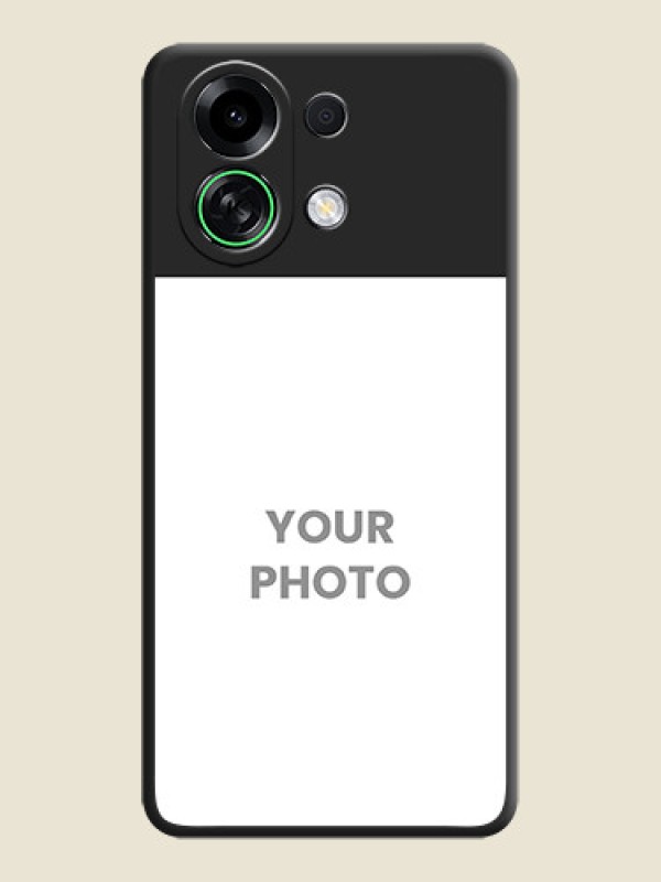 Custom Image Upload With Space Black Color On Custom Soft Matte Mobile Back Cover - Oppo K13 Turbo 5G - alternate view