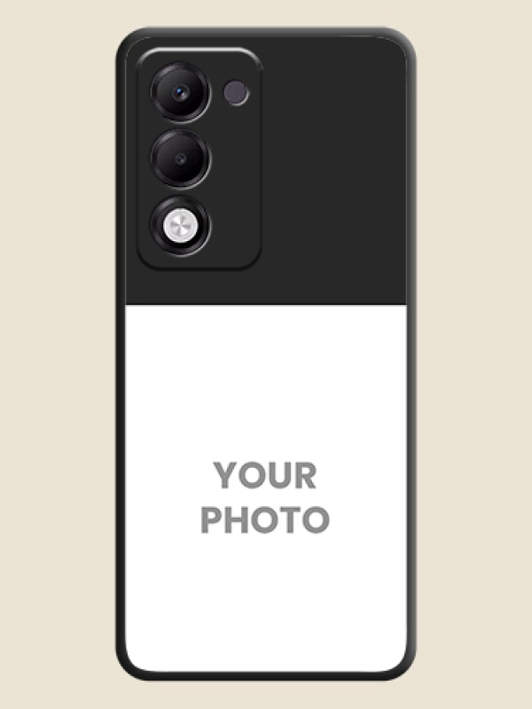 Custom Image Upload With Space Black Color On Custom Soft Matte Mobile Back Cover - Oppo k13x 5G - alternate view