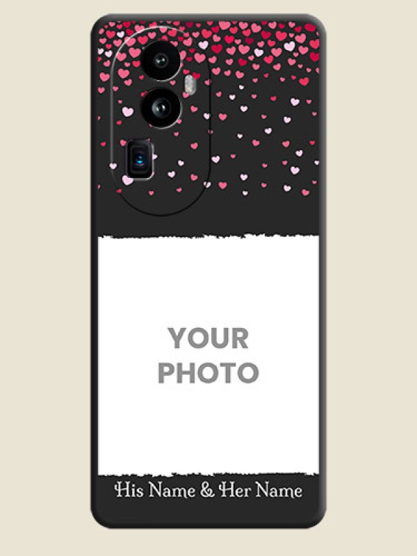 Custom Fall in Love with Your Partner - Photo on Space Black Soft Matte Phone Cover - Reno 10 Pro Plus 5G - alternate view