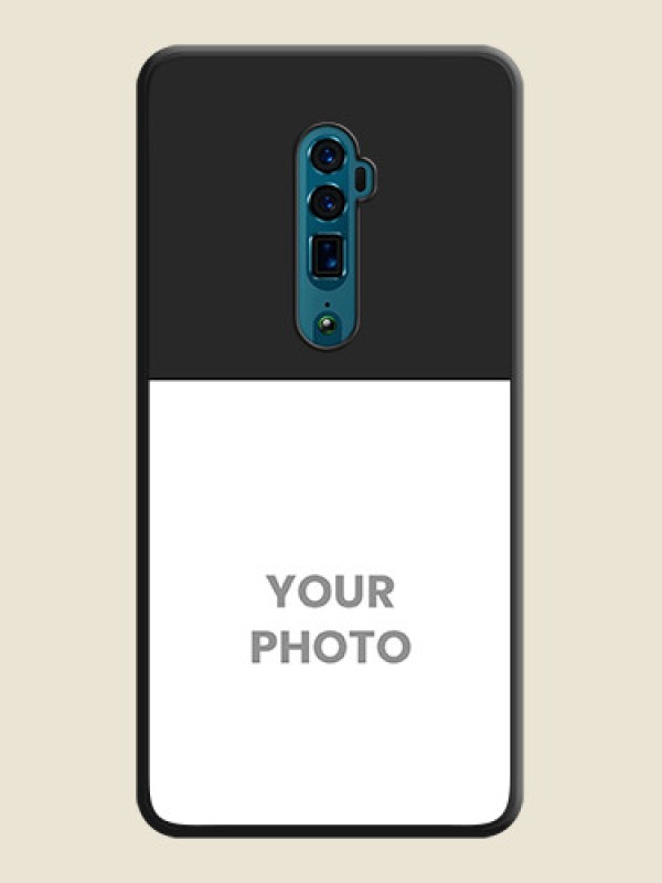 Custom Image Upload With Space Black Color On Custom Soft Matte Mobile Back Cover - Oppo Reno 10X Zoom - alternate view