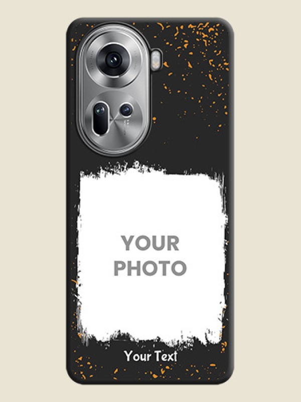Custom Spray Free Design - Photo on Space Black Soft Matte Phone Cover - Reno 11 5G - alternate view