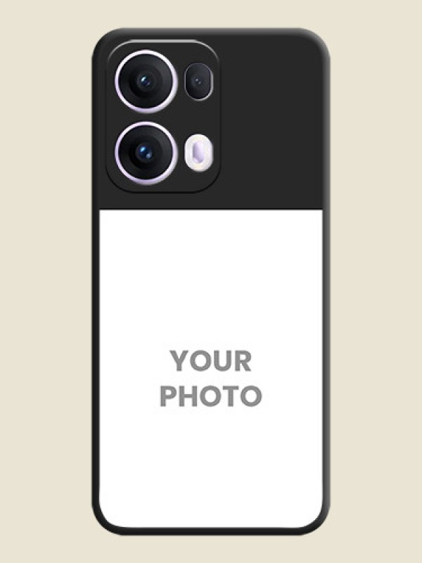 Custom Image Upload With Space Black Color On Custom Soft Matte Mobile Back Cover - Oppo Reno 13 Pro 5G - alternate view