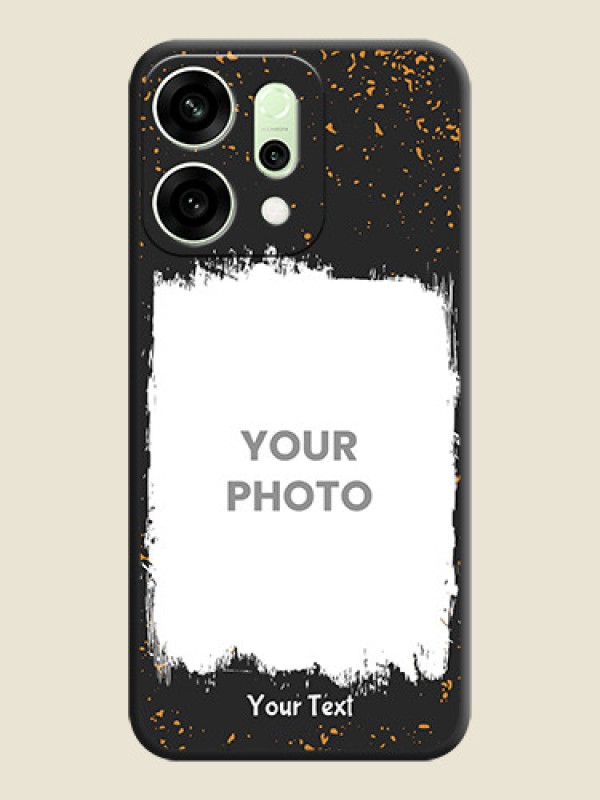 Custom Spray Free Design on Photo On Space Black Custom Soft Matte Mobile Back Cover - Oppo Reno 14 5G - alternate view