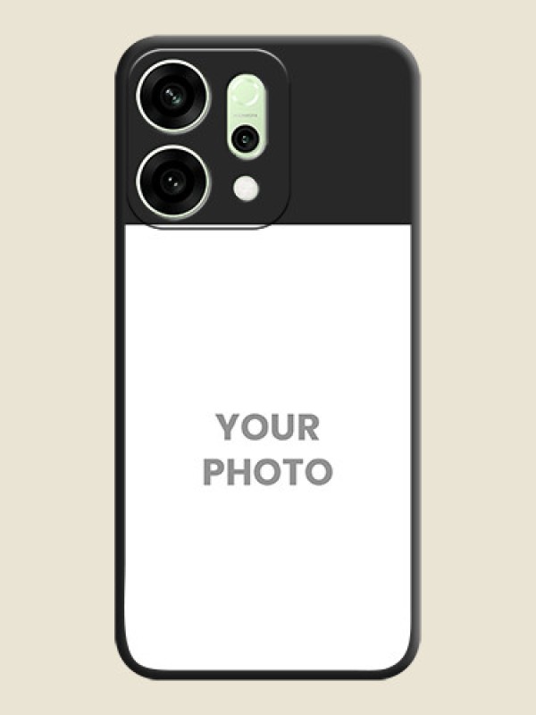 Custom Image Upload With Space Black Color On Custom Soft Matte Mobile Back Cover - Oppo Reno 14 5G - alternate view