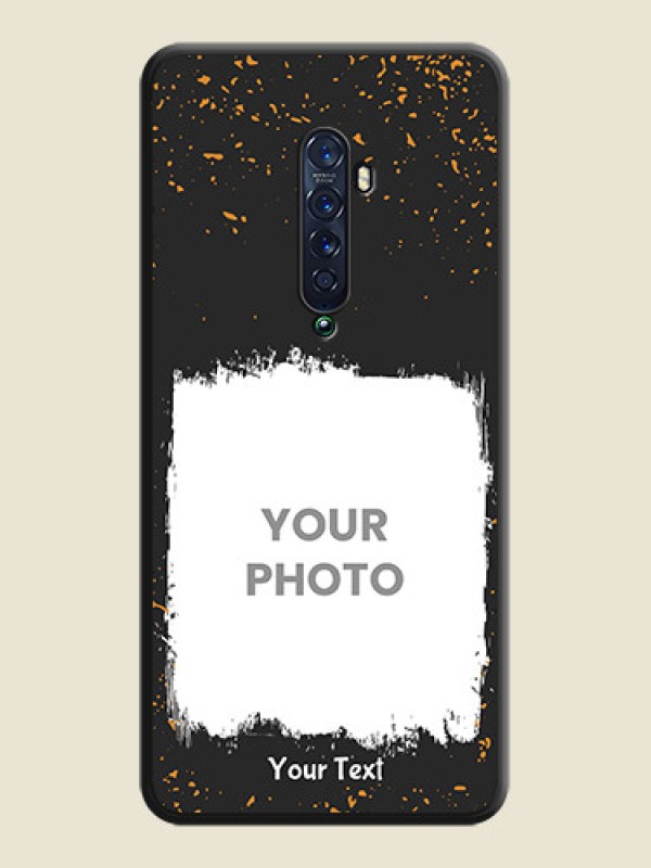 Custom Spray Free Design on Photo on Space Black Soft Matte Phone Cover - Oppo Reno 2 - alternate view