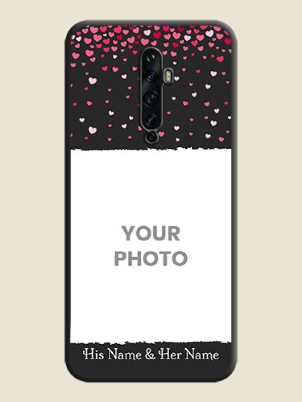 Custom Fall in Love with Your Partner  - Photo on Space Black Soft Matte Phone Cover - Oppo Reno 2Z - alternate view
