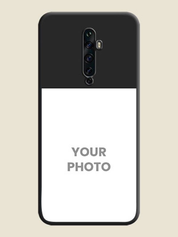 Custom Image Upload With Space Black Color On Custom Soft Matte Mobile Back Cover - Oppo Reno 2Z - alternate view