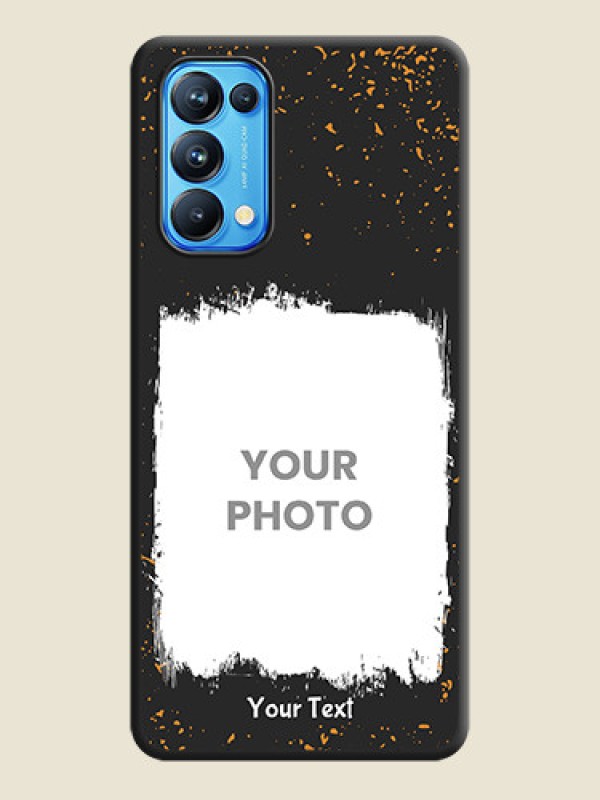 Custom Spray Free Design on Photo on Space Black Soft Matte Phone Cover - Reno 5 Pro - alternate view