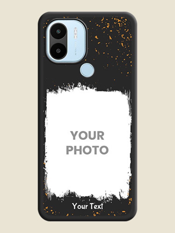 Custom Spray Free Design on Photo on Space Black Soft Matte Phone Cover - Poco C51 - alternate view