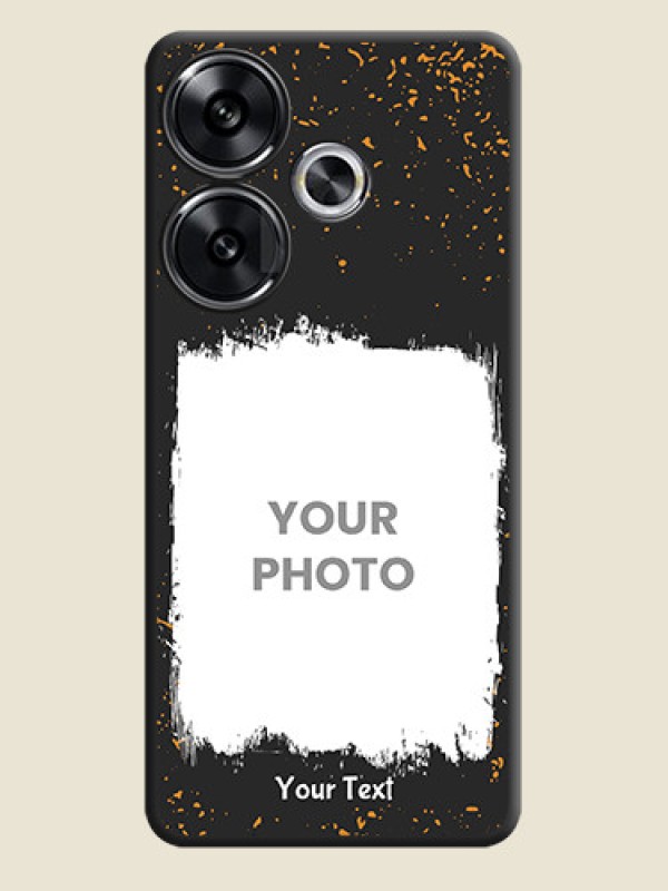 Custom Spray Free Design on Photo On Space Black Custom Soft Matte Mobile Back Cover - Poco F6 5G - alternate view