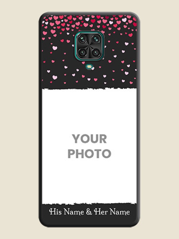 Custom Fall in Love with Your Partner  on Photo on Space Black Soft Matte Phone Cover - Poco M2 Pro - alternate view