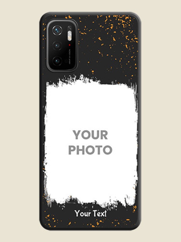 Custom Spray Free Design on Photo on Space Black Soft Matte Phone Cover - Poco M3 Pro - alternate view