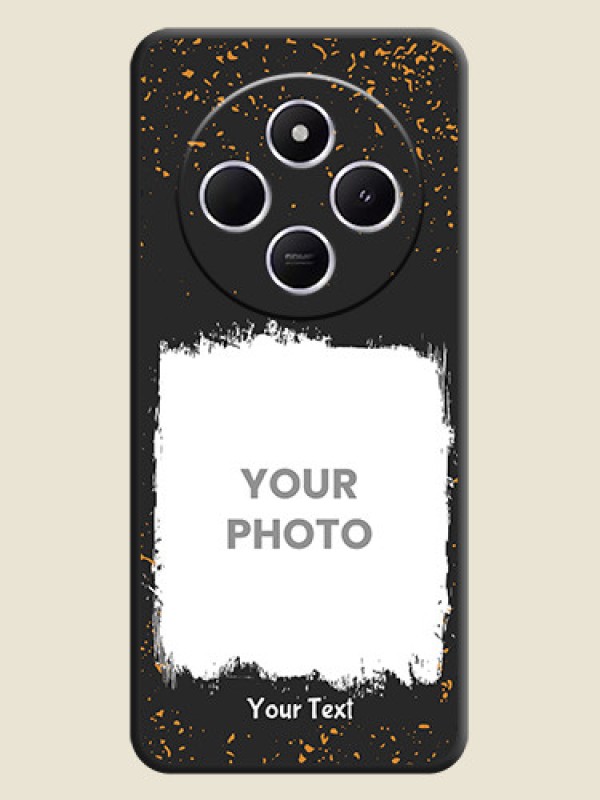 Custom Spray Free Design on Photo On Space Black Custom Soft Matte Mobile Back Cover - Poco M7 5G - alternate view