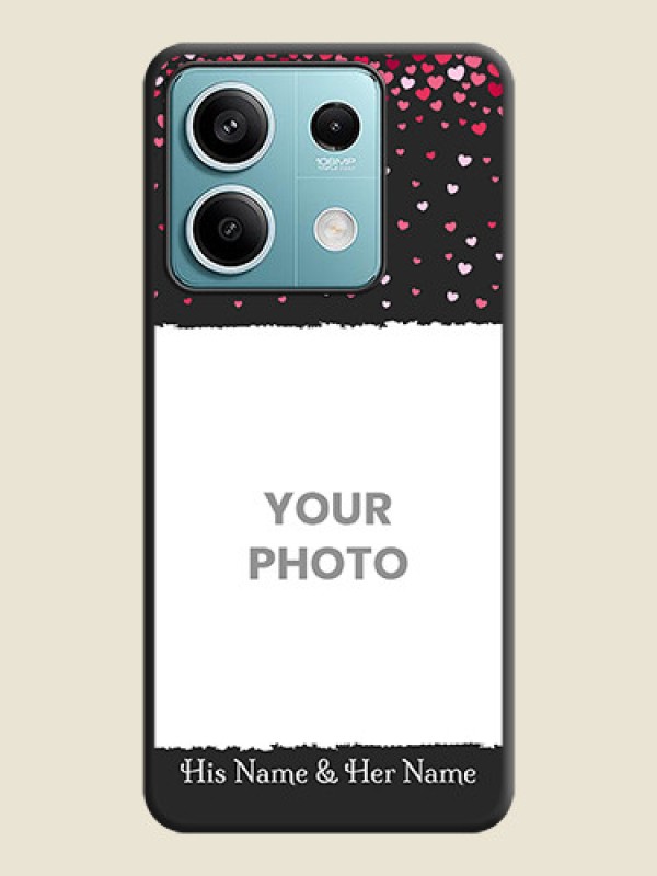 Custom Fall in Love with Your Partner - Photo on Space Black Soft Matte Phone Cover - Poco X6 Neo 5G - alternate view