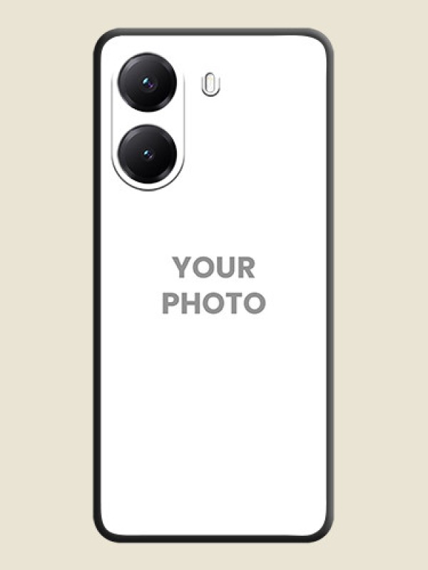 Custom Full Single Pic Upload On Space Black Custom Soft Matte Mobile Back Cover - Poco X7 Pro 5G - alternate view