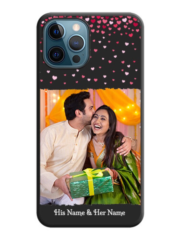 Custom Fall in Love with Your Partner  on Photo on Space Black Soft Matte Phone Cover - iPhone 12 Pro Max