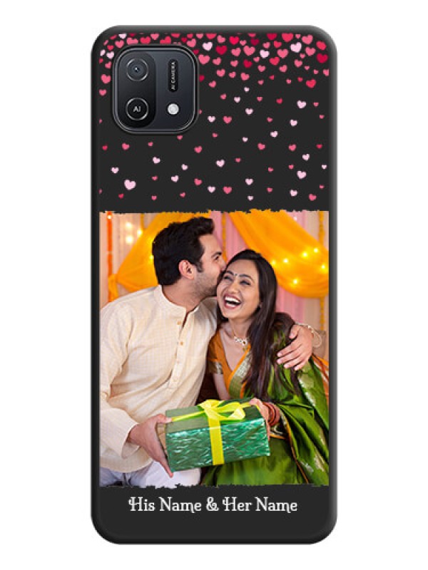 Custom Fall in Love with Your Partner  on Photo on Space Black Soft Matte Phone Cover - Oppo A16K