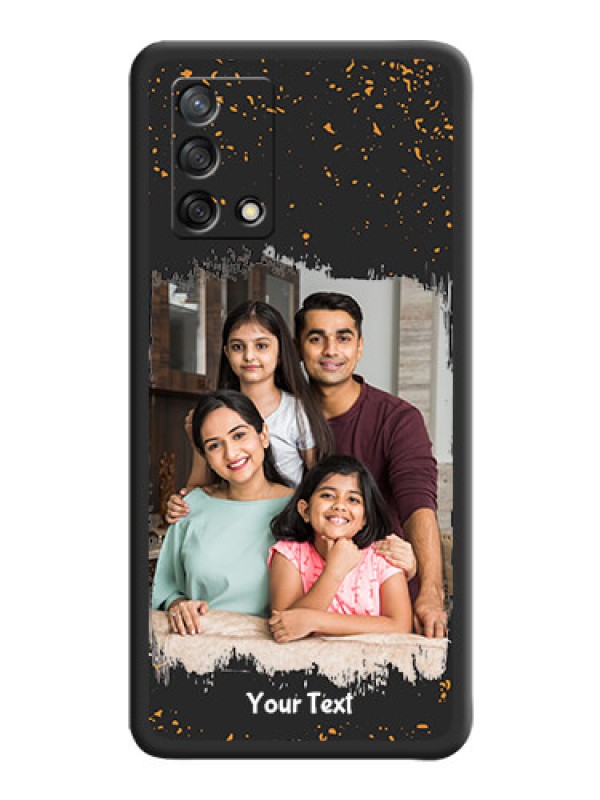 Custom Spray Free Design on Photo on Space Black Soft Matte Phone Cover - Oppo F19s
