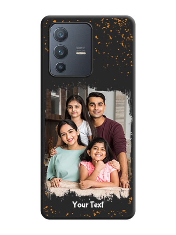 Custom Spray Free Design on Photo on Space Black Soft Matte Phone Cover - Vivo V23 Pro 5G