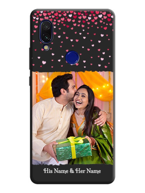 Custom Fall in Love with Your Partner  - Photo on Space Black Soft Matte Phone Cover - Redmi 7