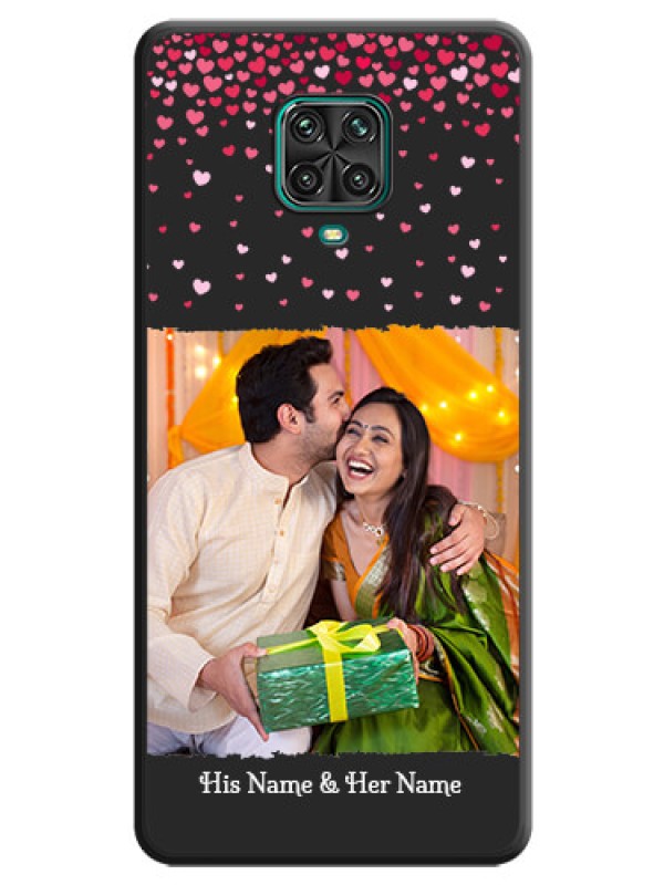 Custom Fall in Love with Your Partner  on Photo on Space Black Soft Matte Phone Cover - Redmi Note 9 Pro Max
