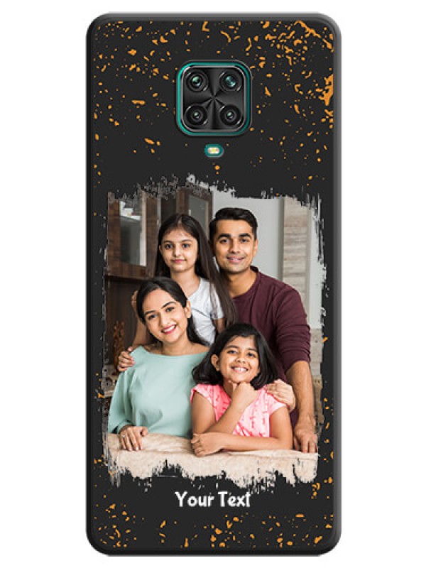 Custom Spray Free Design on Photo on Space Black Soft Matte Phone Cover - Redmi Note 9 Pro Max