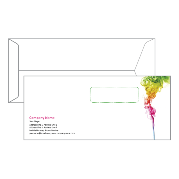 Custom Premium Paint Shop Envelope Design