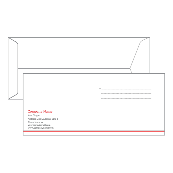 Custom Professional  Envelope Design
